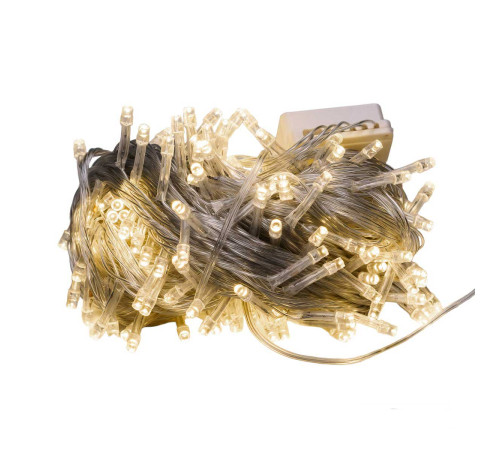 Гірлянда Нитка 300 LED, 16 м, прозорий кабель, жовтий Гірлянда Нитка 300 LED, 16 м, прозорий кабель, жовтий