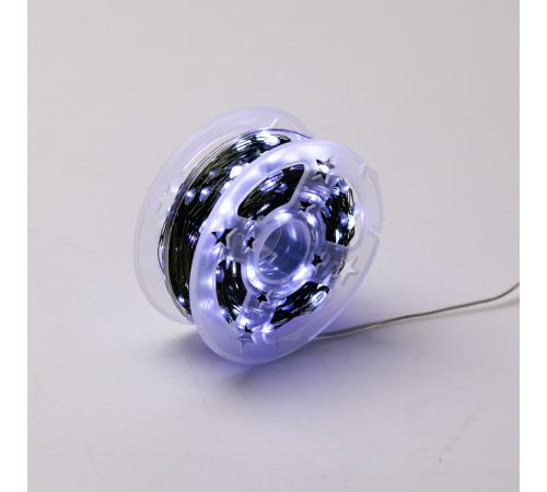 Гірлянда Роса нитка 500 LED, 50 м, з пультом, від мережі, зелена оболонка, білий Гірлянда Роса нитка 500 LED, 50 м, з пультом, від мережі, зелена оболонка, білий