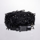 Гірлянда-нитка вулична Різдвяна фея 300 LED, 30 м, від мережі, чорний кабель, жовтий