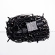 Гірлянда-нитка вулична Різдвяна фея 300 LED, 30 м, від мережі, чорний кабель, мультиколор