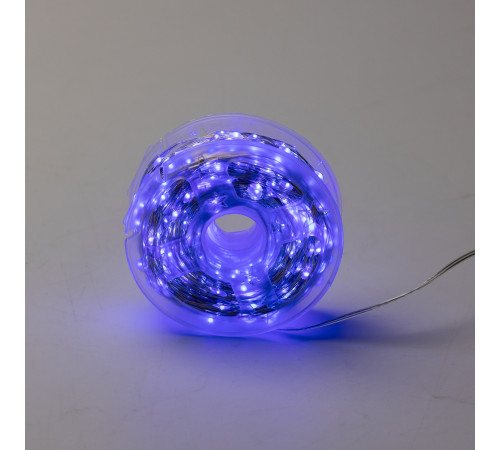 Гірлянда Роса нитка 1000 LED, 100 м, від мережі, синій Гірлянда Роса нитка 1000 LED, 100 м, від мережі, синій