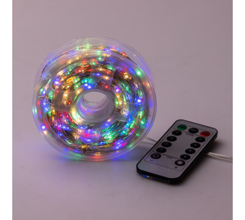 Гірлянда Роса нитка 1000 LED, 100 м, від мережі, мультиколор Гірлянда Роса нитка 1000 LED, 100 м, від мережі, мультиколор