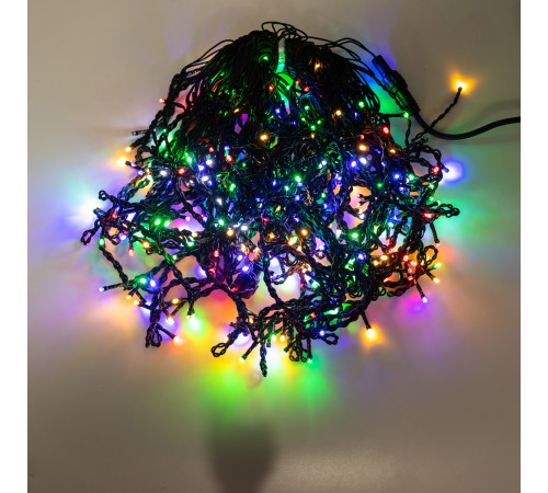 Гірлянда вулична Бахрома 280 LED, 20 м, чорний кабель, мультиколор Гірлянда вулична Бахрома 280 LED, 20 м, чорний кабель, мультиколор