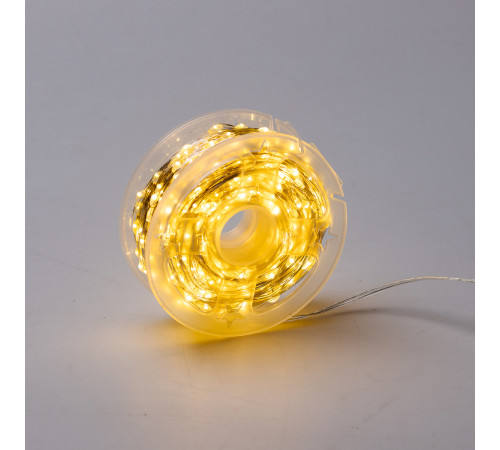 Гірлянда Роса нитка 1000 LED, 100 м, від мережі, жовтий Гірлянда Роса нитка 1000 LED, 100 м, від мережі, жовтий
