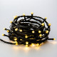 Гірлянда-штора 144 LED, 3х2 м, від мережі, прозорий кабель, жовтий