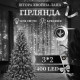 Гірлянда-штора Хвойна лапа 400 LED, 3х2 м, від мережі, білий