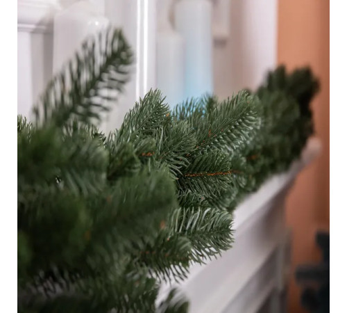 Гірлянда хвойна, штучна, лита 1 м, зелена