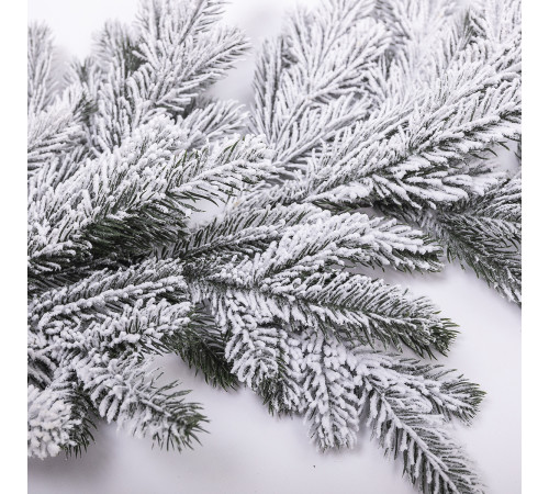 Гірлянда хвойна, штучна, лита 1 метр, засніжена