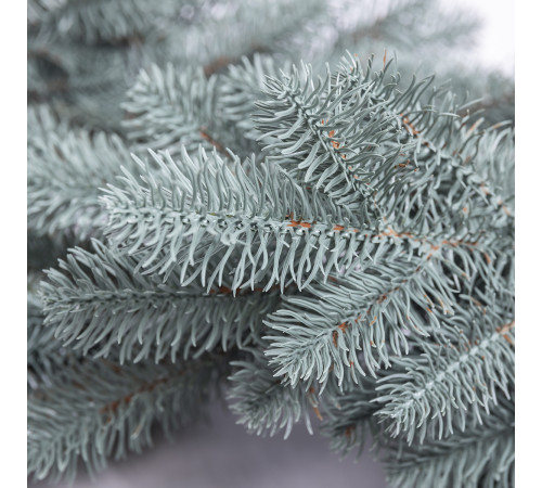 Гірлянда хвойна, штучна, лита, 2 м, блакитна