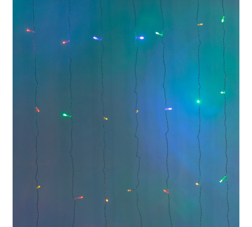 Гірлянда-штора світлодіодна 160 LED, 1,5*1,5 м, мультиколор Гірлянда-штора світлодіодна 160 LED, 1,5*1,5 м, мультиколор
