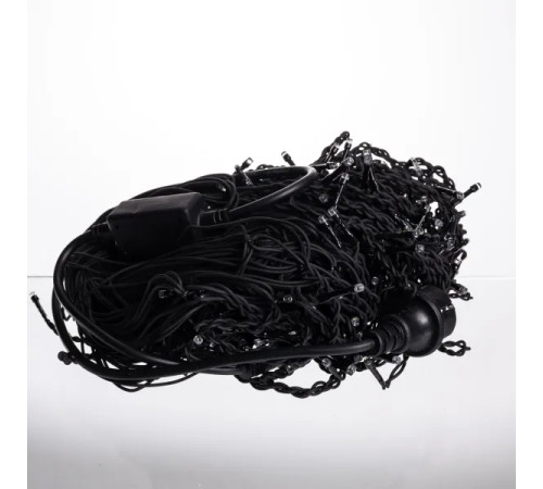 Гірлянда вулична Бахрома 335 LED, 20 м, від мережі, чорний, мультиколор