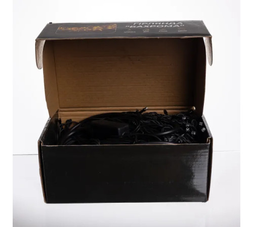 Гірлянда вулична Бахрома 335 LED, 20 м, від мережі, чорний, мультиколор