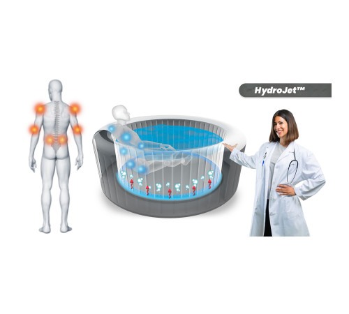 Джакузі-SPA надувне Bestway 6001R Lay-Z Cabo 6‑місне