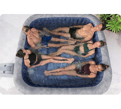 Джакузі-SPA надувне Bestway 6001Q Lay‑Z San Francisco Pro 7‑місне