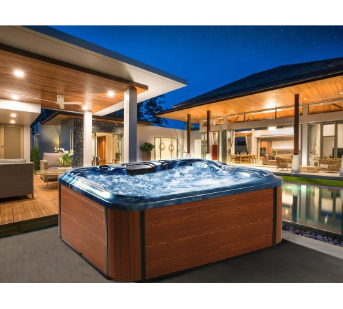 Джакузі-SPA садове Beliani Arcelia 180 см х 80 см, 4-місне Джакузі-SPA садове Beliani Arcelia 180 см х 80 см, 4-місне