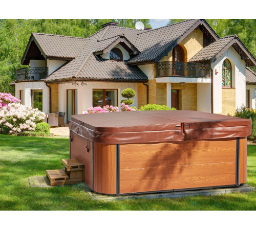 Джакузі-SPA садове Beliani Arcelia 180 см х 80 см, 4-місне Джакузі-SPA садове Beliani Arcelia 180 см х 80 см, 4-місне