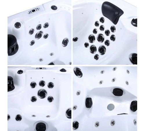 Джакузі садове Home Deluxe IND-230 215 см х 83 см (IND-230) 3-місне Джакузі садове Home Deluxe IND-230 215 см х 83 см (IND-230) 3-місне