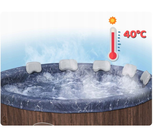 Джакузі‑SPA надувне Bestway Lay‑Z Toronto 6001W 190 х 190 х 70 см