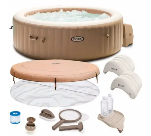 Джакузі-SPA надувне Intex 28476 PureSpa Bubble Massage 4-місне Джакузі-SPA надувне Intex 28476 PureSpa Bubble Massage 4-місне