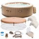 Джакузі-SPA надувне Intex 28476 PureSpa Bubble Massage 4-місне