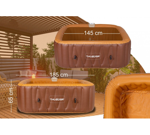 Джакузі-SPA надувне Thunder BREVE 6-місне Джакузі-SPA надувне Thunder BREVE 6-місне