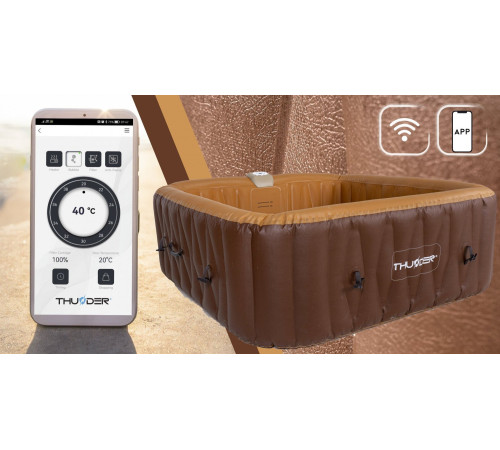 Джакузі-SPA надувне Thunder BREVE 6-місне Джакузі-SPA надувне Thunder BREVE 6-місне