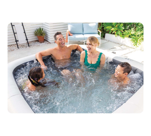 Джакузі-SPA надувне Intex 28450 з хлоргенератором 6-місне