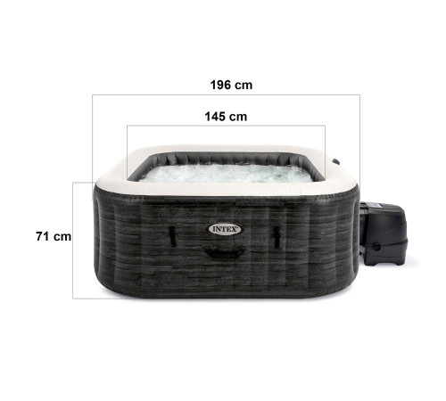 Dmuchane SPA z hydromasażem 6 osobowe INTEX 28452 Hydromasaż 28452NP LED APLIKACJA