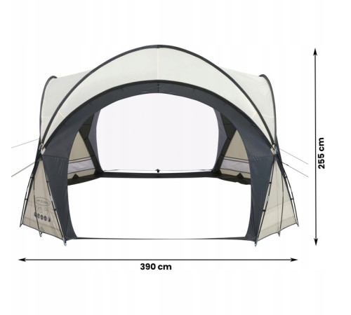 Намет для SPA Bestway 60305 390 х 390 х 255 см, бежево-сірий