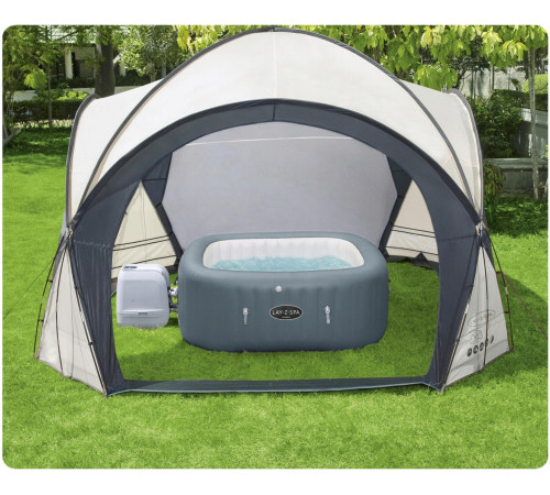 Намет для SPA Bestway 60305 390 х 390 х 255 см, бежево-сірий