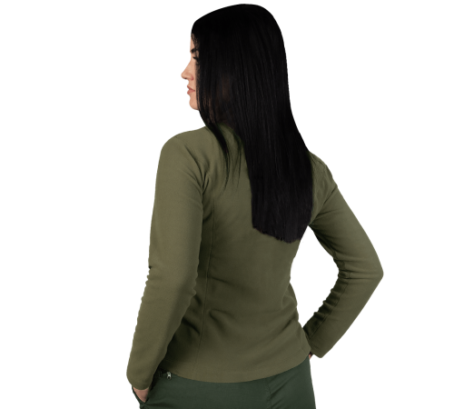 Флісова кофта Pani Meadow 100 Олива 8576, 2XL Флісова кофта Pani Meadow 100 Олива 8576, 2XL