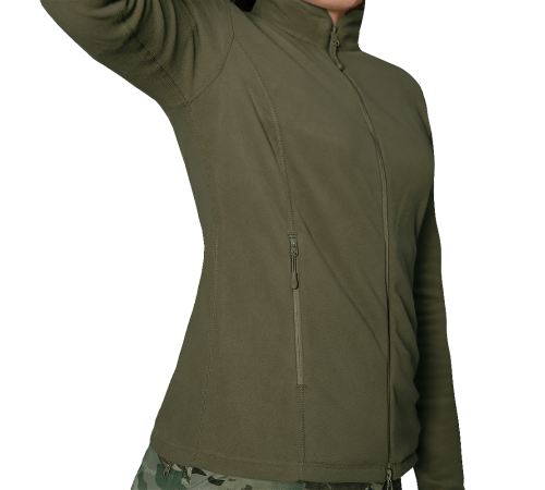 Флісова кофта Pani Meadow 100 Олива 8576, 2XL Флісова кофта Pani Meadow 100 Олива 8576, 2XL