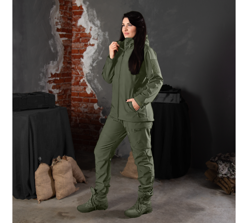 Штани Pani SoftShell Олива (8485), S Штани Pani SoftShell Олива (8485), S