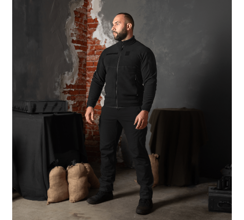 Флісова кофта Paladin Himatec 100 Чорна (8472), 2XL Флісова кофта Paladin Himatec 100 Чорна (8472), 2XL