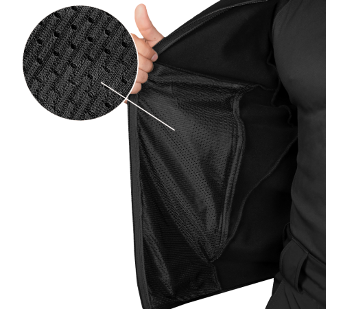 Флісова кофта Paladin Himatec 100 Чорна (8472), 2XL Флісова кофта Paladin Himatec 100 Чорна (8472), 2XL