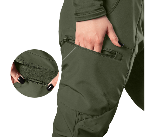 Штани Pani SoftShell Олива (8485), L Штани Pani SoftShell Олива (8485), L