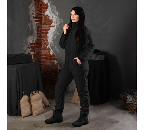 Штани Pani SoftShell Чорні (8486), XL Штани Pani SoftShell Чорні (8486), XL