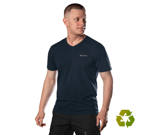 Футболка Totem V-neck Темно-синя (8282), XXL Футболка Totem V-neck Темно-синя (8282), XXL