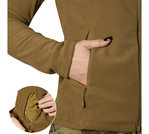 Флісова кофта Pani Meadow 100 Койот 8575, 2XL Флісова кофта Pani Meadow 100 Койот 8575, 2XL