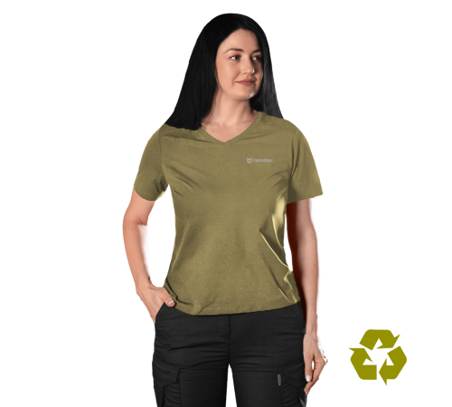 Футболка Pani Totem Logo V-neck Tan (8285), XS Футболка Pani Totem Logo V-neck Tan (8285), XS