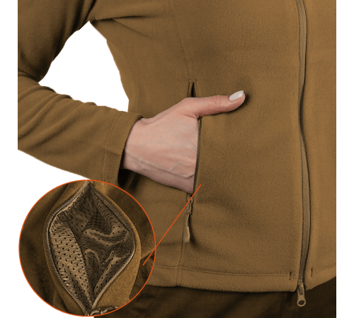 Флісова кофта Pani Meadow Logo Himatec 100 Койот (7448), L Флісова кофта Pani Meadow Logo Himatec 100 Койот (7448), L