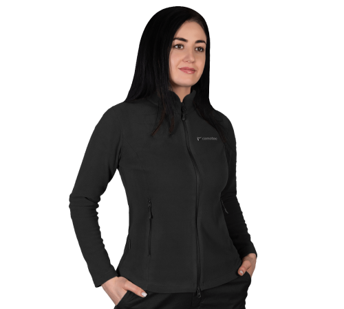 Флісова кофта Pani Meadow Logo Himatec 100 Чорна (7445), XS Флісова кофта Pani Meadow Logo Himatec 100 Чорна (7445), XS
