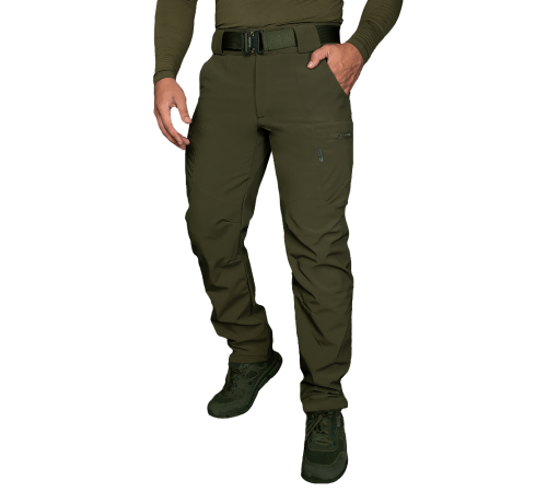 Штани SoftShell 3.0 Olive (6582), L Штани SoftShell 3.0 Olive (6582), L