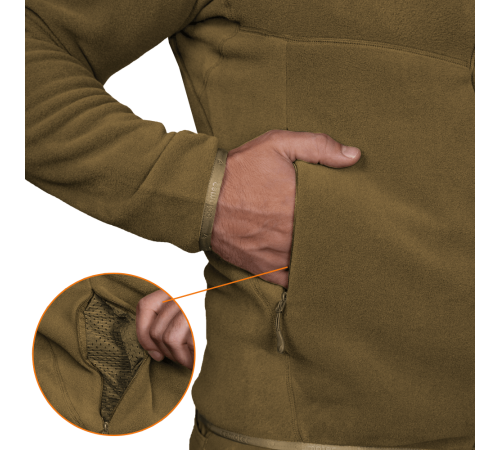 Флісова кофта Patrol 2.0 Himatec Pro Койот (7393), XXXL Флісова кофта Patrol 2.0 Himatec Pro Койот (7393), XXXL