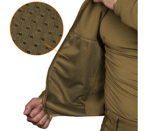 Флісова кофта Patrol 2.0 Himatec Pro Койот (7393), XXXL Флісова кофта Patrol 2.0 Himatec Pro Койот (7393), XXXL