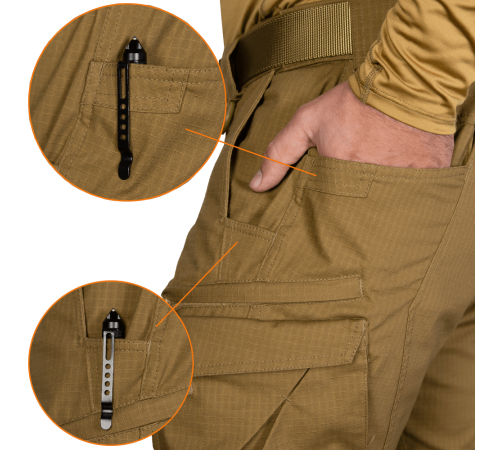 Штани Герць Rip-Stop Stretch Койот (7939), S Штани Герць Rip-Stop Stretch Койот (7939), S