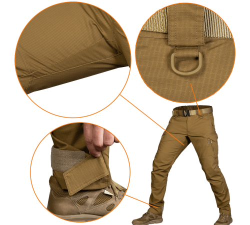 Штани Герць Rip-Stop Stretch Койот (7939), M Штани Герць Rip-Stop Stretch Койот (7939), M