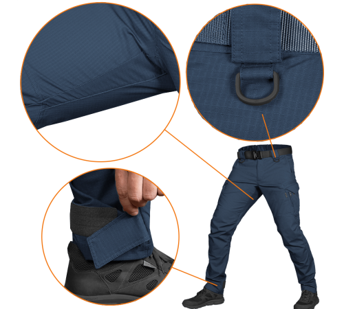 Штани Герць Rip-Stop Stretch Темно-сині (7941), XL Штани Герць Rip-Stop Stretch Темно-сині (7941), XL