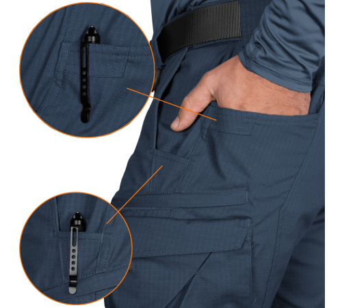 Штани Герць Rip-Stop Stretch Темно-сині (7941), XL Штани Герць Rip-Stop Stretch Темно-сині (7941), XL