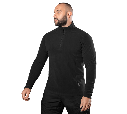 Флісова кофта Hawk Himatec Чорна (7377), XXXXL Флісова кофта Hawk Himatec Чорна (7377), XXXXL